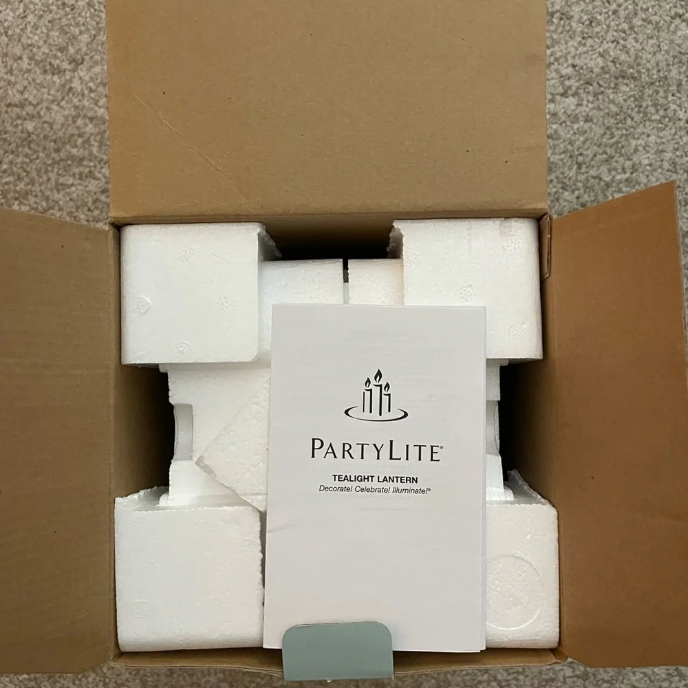Vintage PartyLite Moroccan Spice Lantern Candle Rare Retired Antique Bronze NIB - Picture 7 of 7